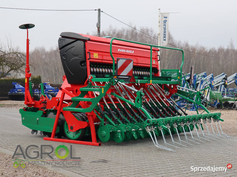 Siewnik zestaw nabudowany SN301 Agro masz brona Wróblewo