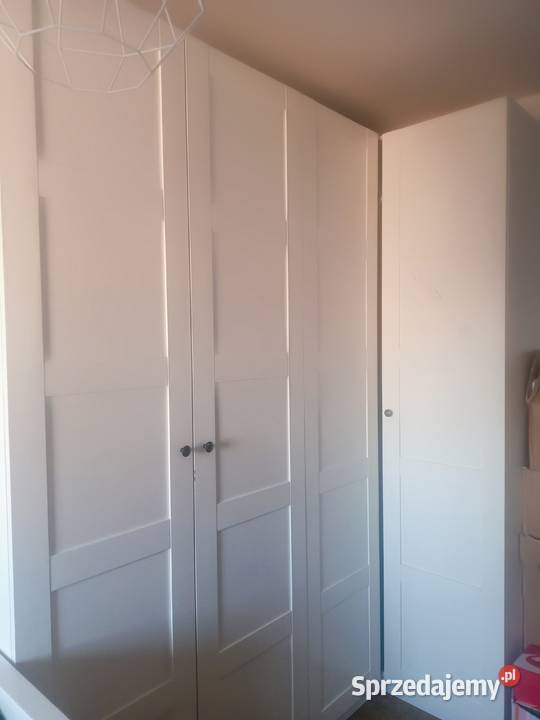 Łóżko HEMNES IKEA i szafa PAX IKEA Lublin