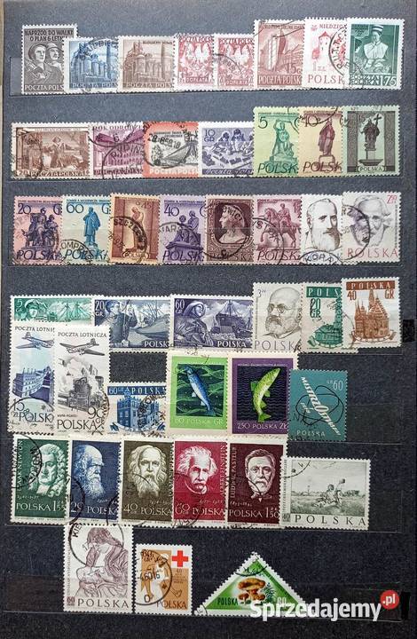 Znaczki polskie 1951 1952 1953 1955 1956 1957 łódzkie Leźnica Wielka-Osiedle sprzedam
