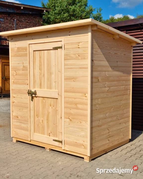 Domek narzędziowy drewniany 2 x 15m z dachem Kalety