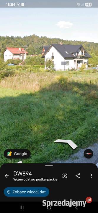 Działka budowlana na sprzedaż Łączki pow LESKO Sprzedaż