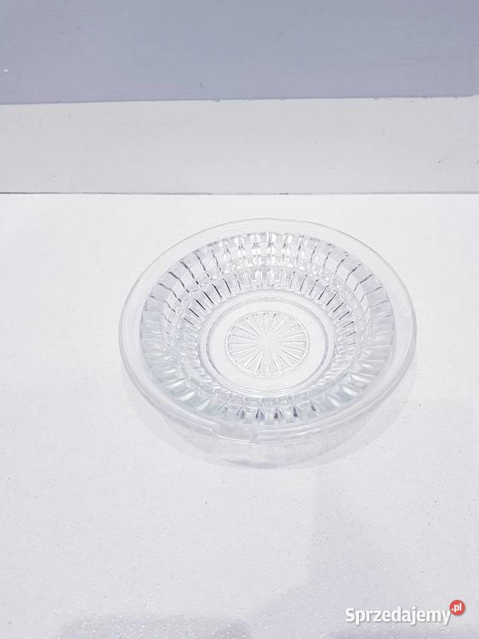 Stara kryształowa popielniczka Dąbrowa Górnicza