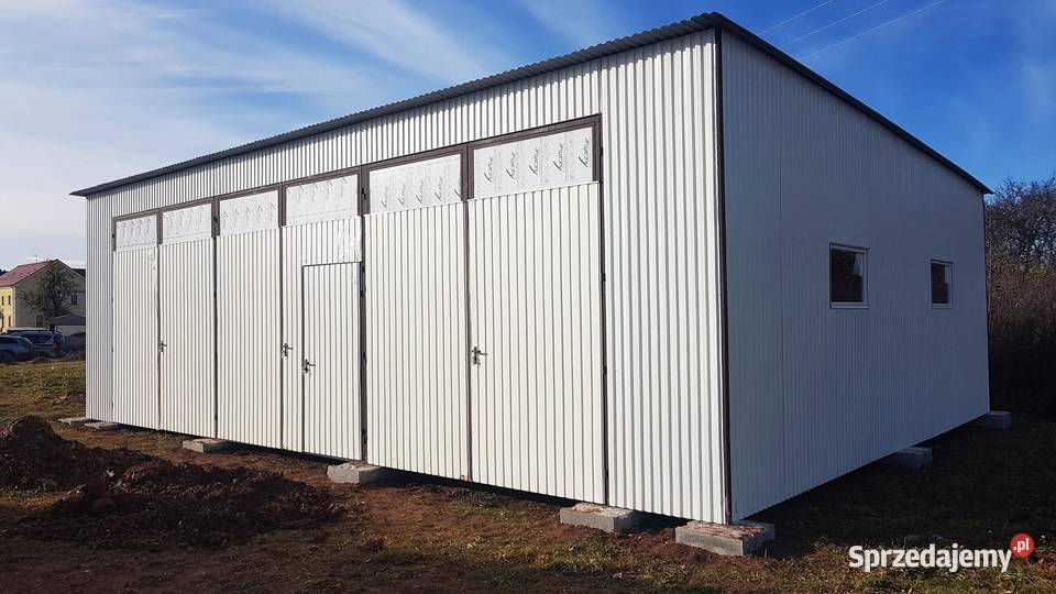 Blaszana montowana hala 11x8m Nieruchomości Kraków