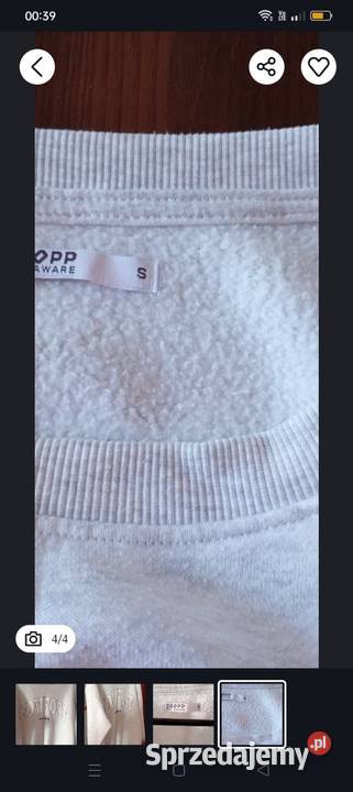 Bluza damska szary/srebrny