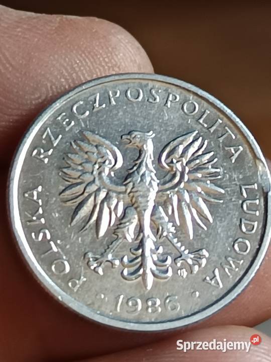 Sprzedam monetę 50 groszy 1986 odkrój blachy Chełm