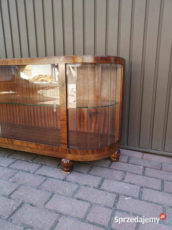 Komoda ARTDECO Orzech Niska RTV 158 Stara Antyk Swarzędz sprzedam