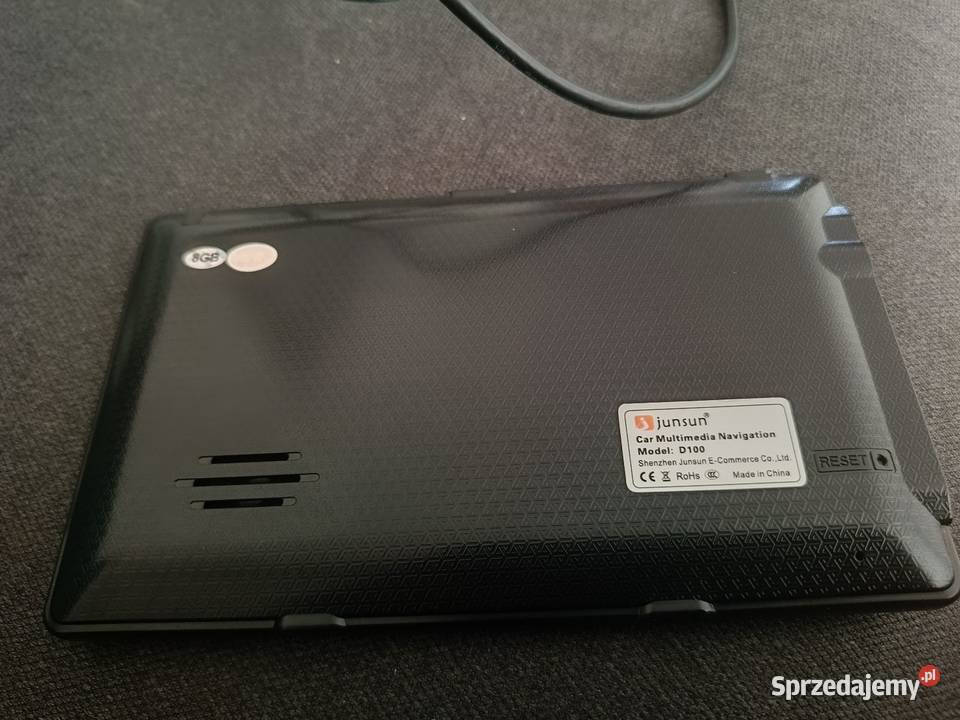 Nawigacja firmy junsun 10 z kartą sdhc 8gb i Kłudno sprzedam