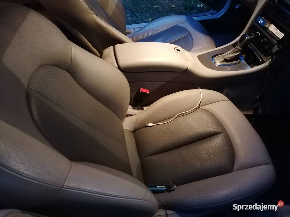 Tanio Mercedes clk w209 27 cdi 2003 skórzana tapicerka