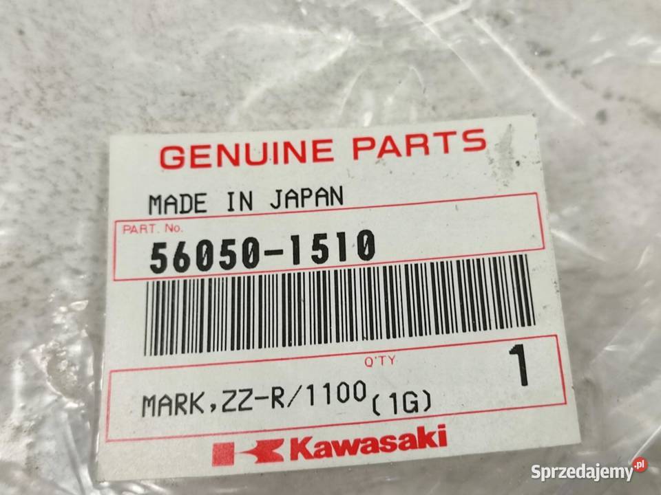 NAKLEJKA ZZR1100 NA BOCZEK KAWASAKI ZZR1100 sprzedam