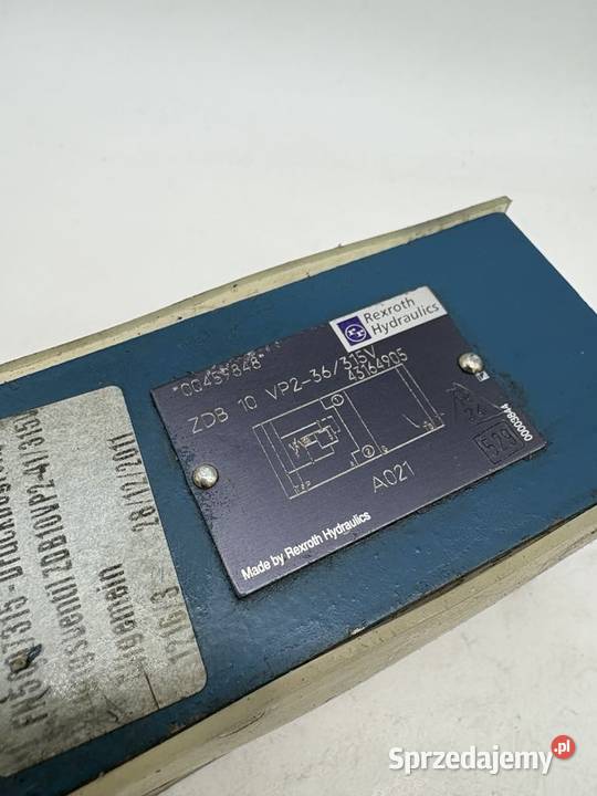 Rexroth ZDB 10 VP236315V R900459848 Hydraulic Pozostałe Warszawa sprzedam