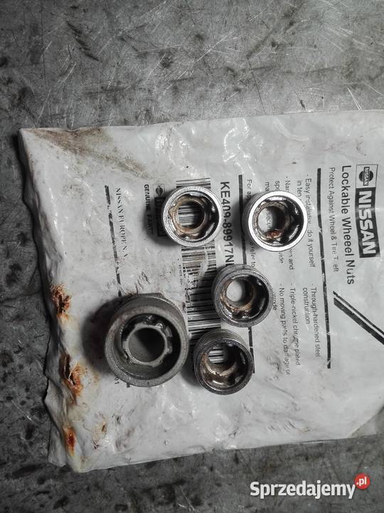 Nakrętki Nissa antykradzieżowe antyzłodziejki osobowe Ryki sprzedam