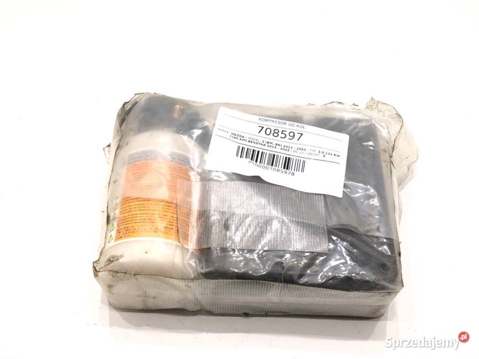 KOMPRESOR DO KÓŁ MAZDA 3 BM POMPKA POWIETRZA osobowe podkarpackie