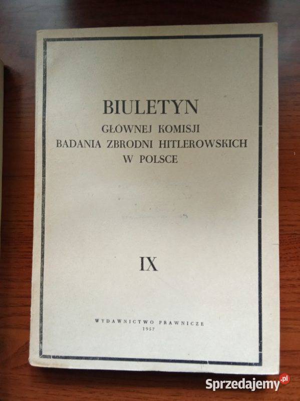 Biuletyn Głównej Komisji Badania Zbrodni Antyki, Sztuka, Kolekcje Łódź sprzedam