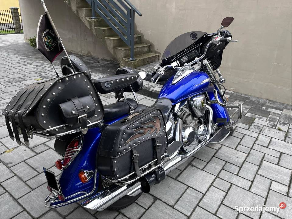 Motocykl Honda VTX 1300 nieuszkodzony Łopuszka Mała