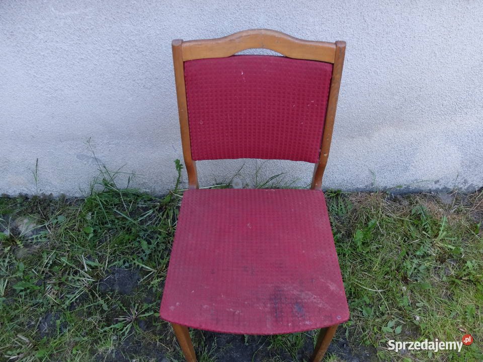 Krzesło z epoki PRL produkcja Jasienica 638 Kościan