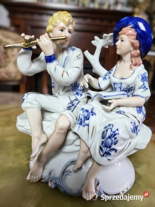 Porcelanowa Duża Figurka wielkopolskie Kalisz
