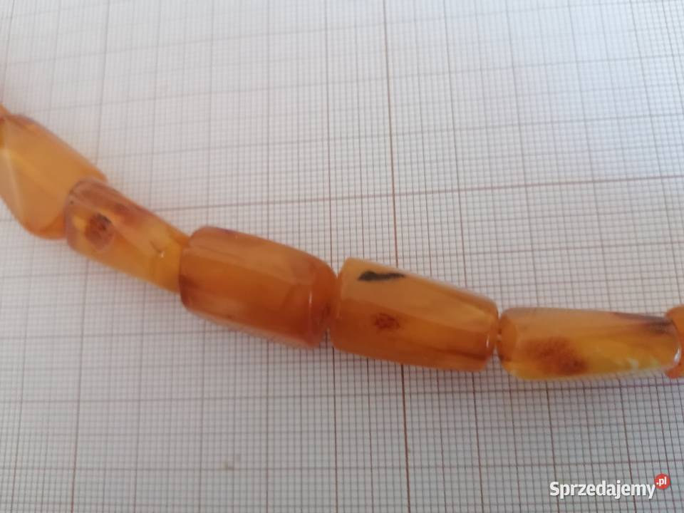 Naszyjnik z bursztynu bałtyckiego podlaskie Białystok sprzedam