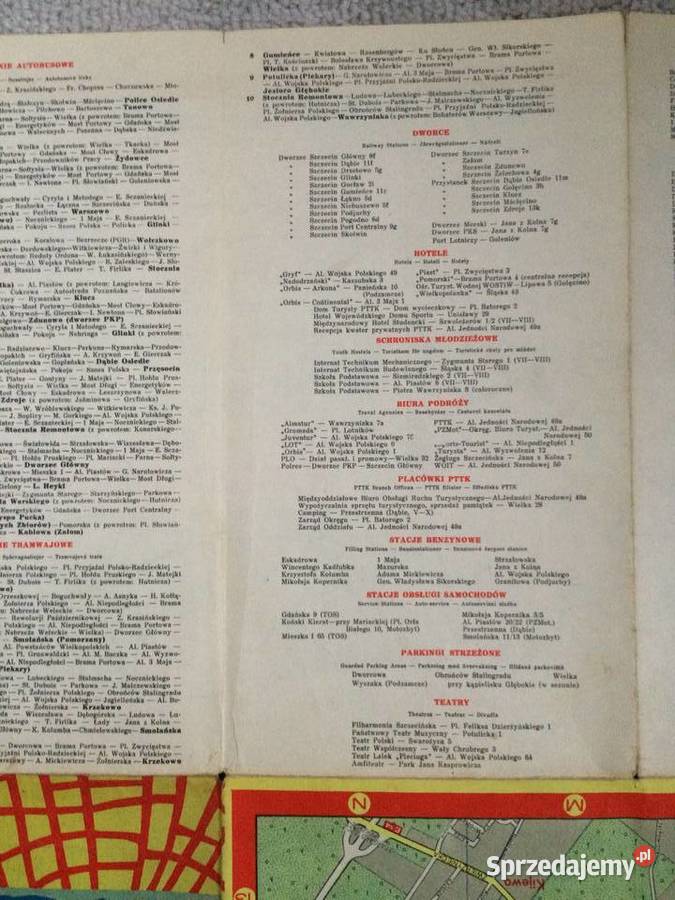 204 Plan Szczecina 1971 Szczecin sprzedam