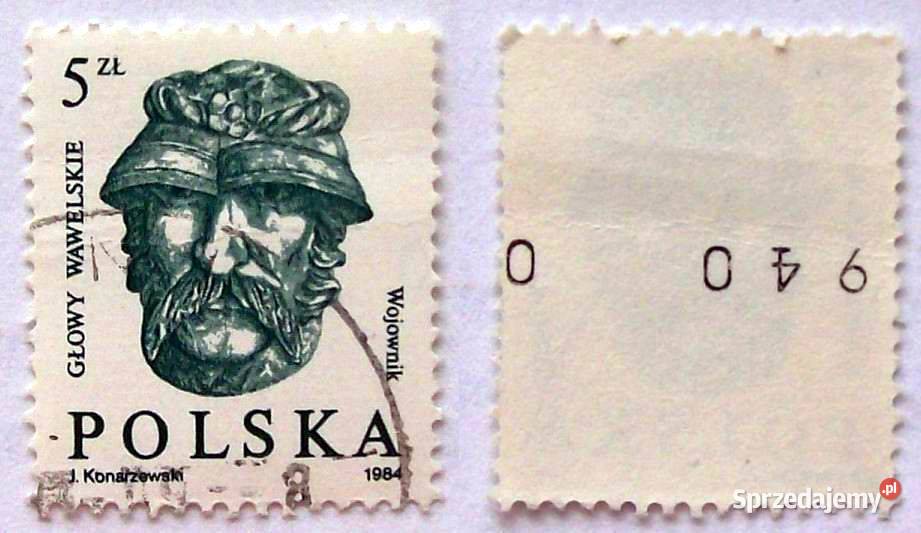 Znaczki polskie 1984 kasowane Leźnica Wielka-Osiedle