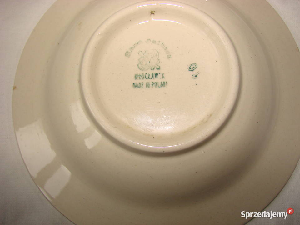 Włocławek fajansowy talerzyk