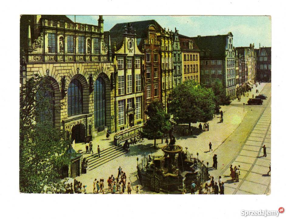 GDAŃSK DŁUGI TARG POCZTÓWKA Krynki