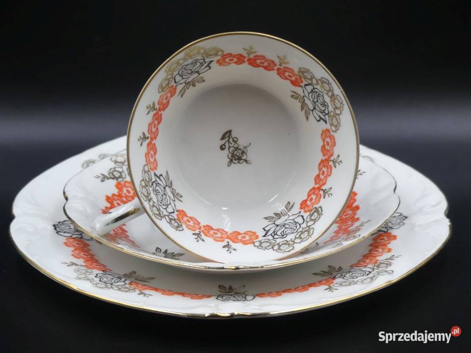 Urokliwe trio Tułowice Tillowitz na nóżkach 1928