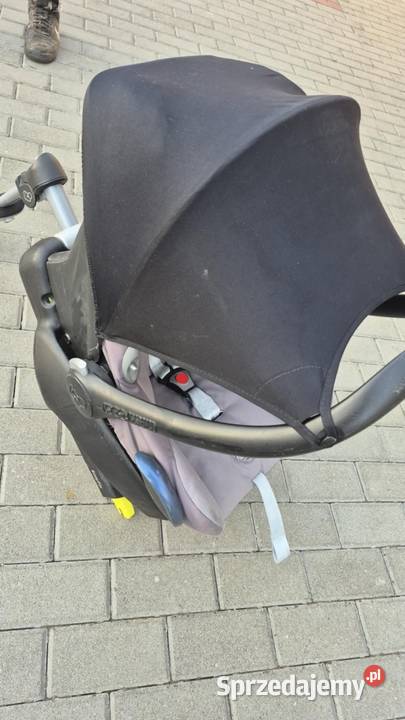 Nosidełko skorupa fotelik maxicosi z bazą ISOFIX Czarże