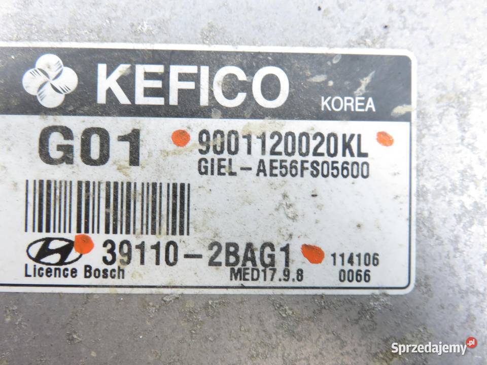 STEROWNIK HYUNDAI ix35 LM EL ELH 16 G4FD Komputery