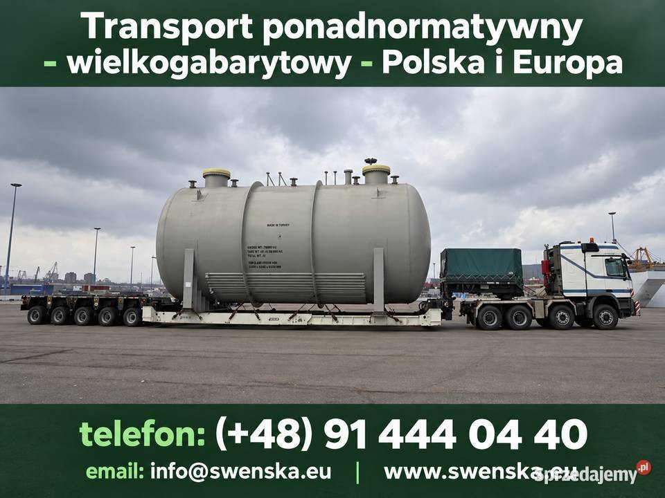 Transport ponadnormatywny wielkogabarytowy sprzedam