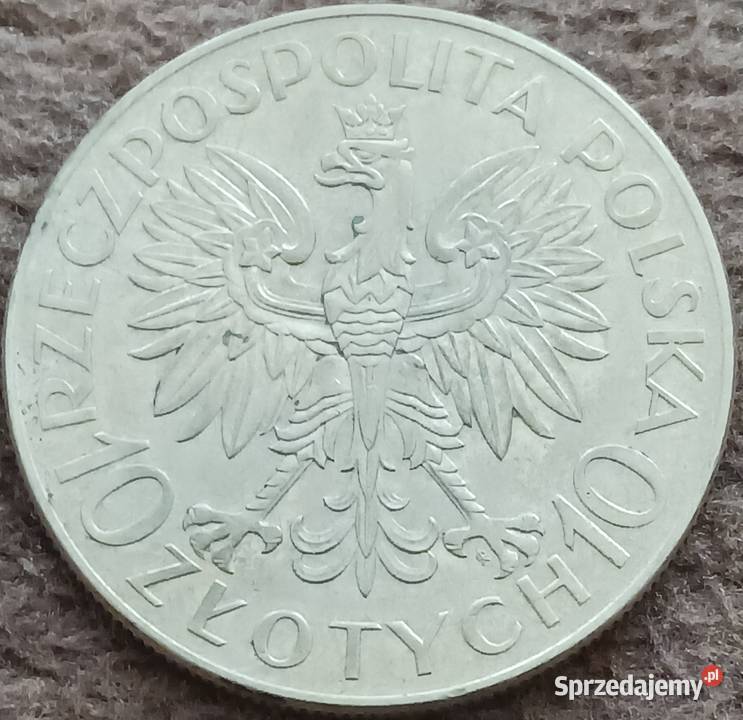 10 Jan III Sobieski 1933 r oryginał STAN 1 Numizmatyka Konin