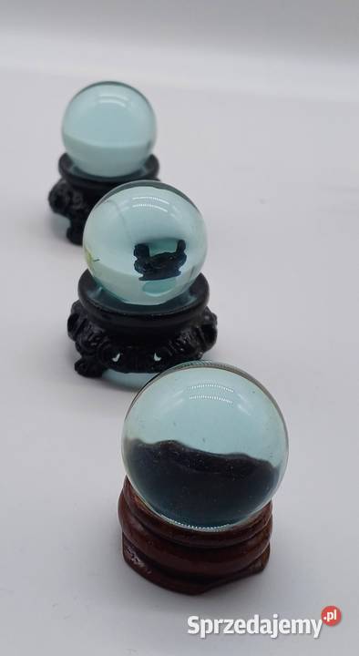 Kolekcjonerska kula obsydian niebieski 30mm warmińsko-mazurskie Olsztyn