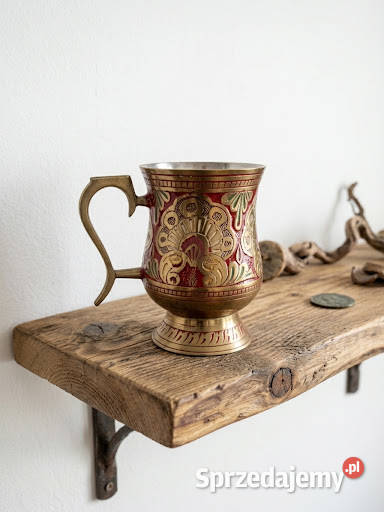Duży orientalny kufel ornamentowe wzory Wrocław