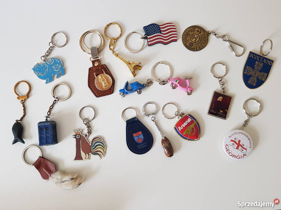 Kolekcja breloki USA Wielka Brytania Włochy mazowieckie Warszawa