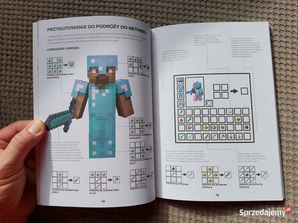 MINECRAFT kolekcja podręczników gracza w etui Kraków