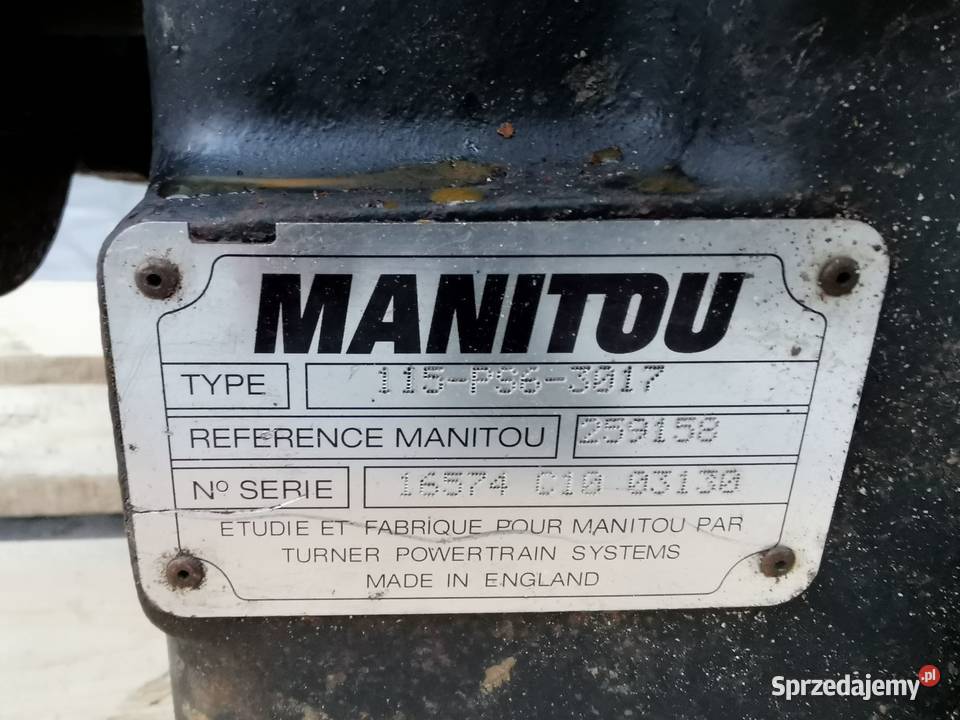 Skrzynia biegów Manitou MLT 741Powershift Wilkowo