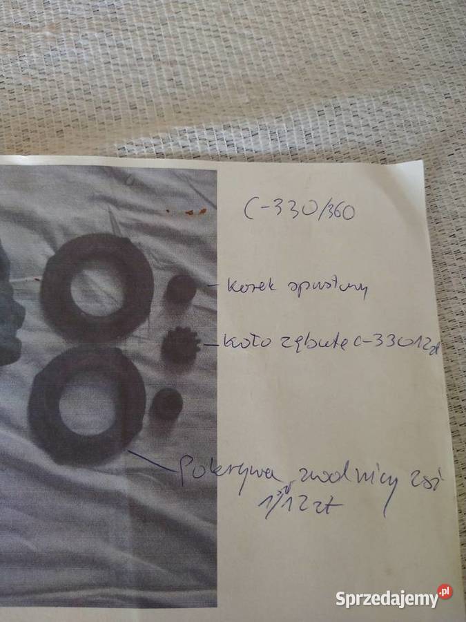 Części do ciągnika C330360 wielkopolskie Pleszew