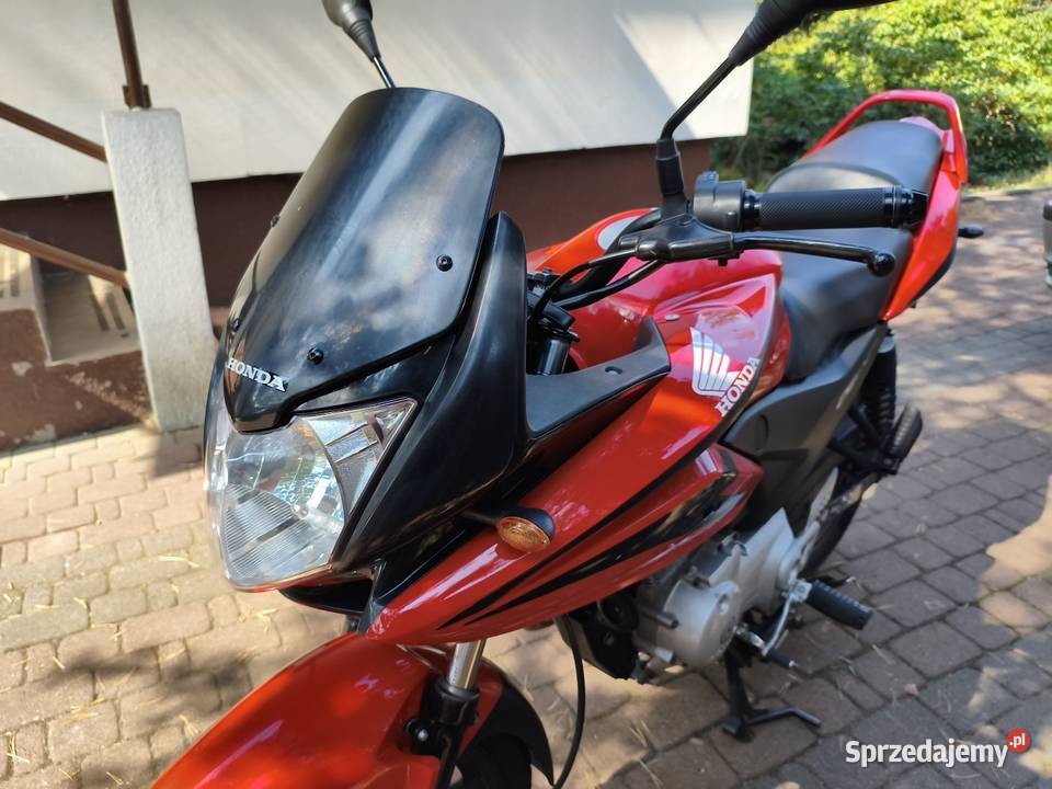 Honda CBF 125M 2012 czerwony mazowieckie Warszawa