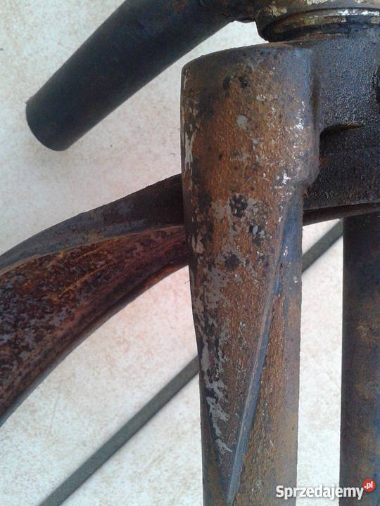 zabytkowy rower widelki kierownica hamulec