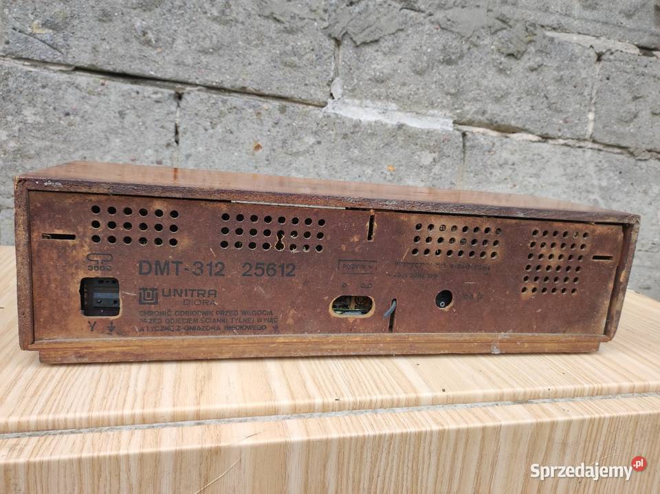 Unitra Diora Ślęża DMT312 radio lampowe vintage Radomsko