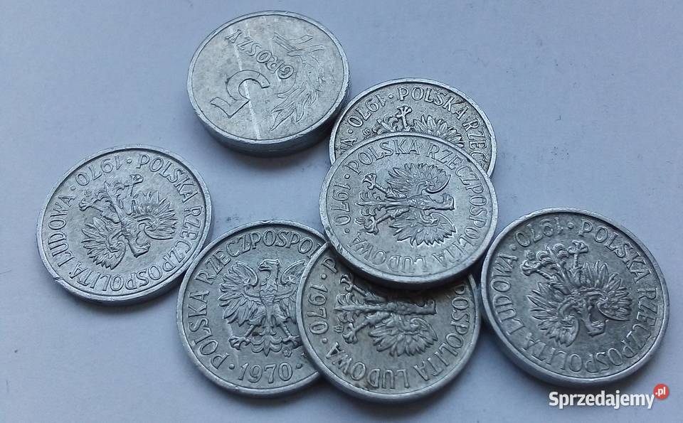 POLSKA5 GROSZY1970 rzzmAL8 SZTUK Legionowo sprzedam