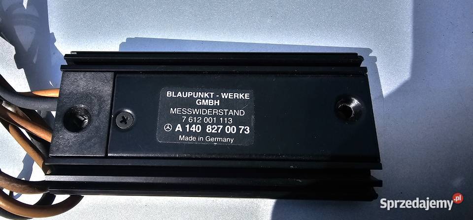 Wzmacniacz miernik mercedes w210 w140 Zbąszyń