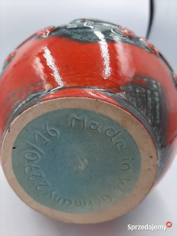 Śliczny stary ceramiczny wazon niemiecki