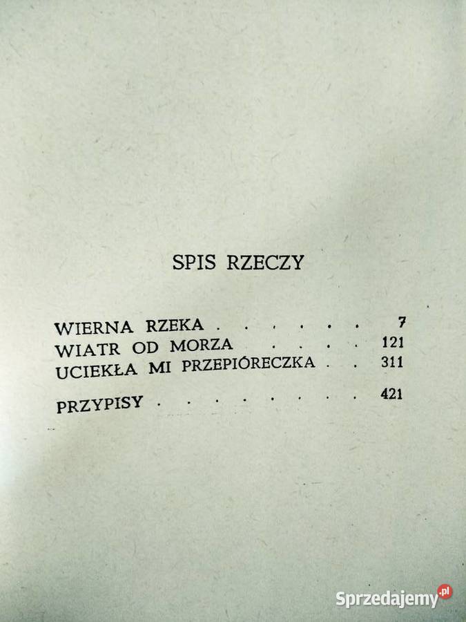 Utwory wybrane Wierna rzeka Żeromski książki Warszawa