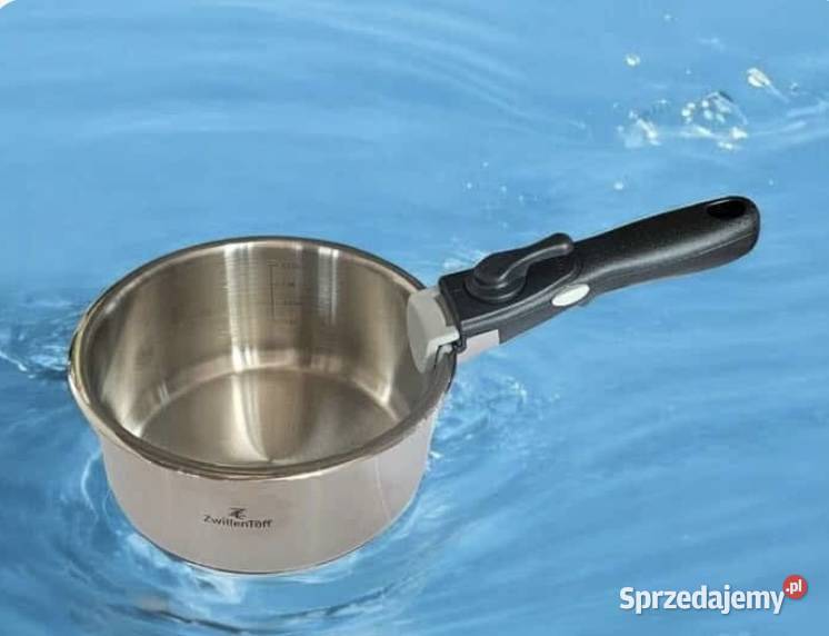 199 Zestaw stalowych garnków z patelniami z śląskie Zabrze