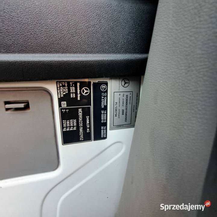 Sprinter 906 DUBEL Autolaweta Klima Tempomat 08 łódzkie Osiek
