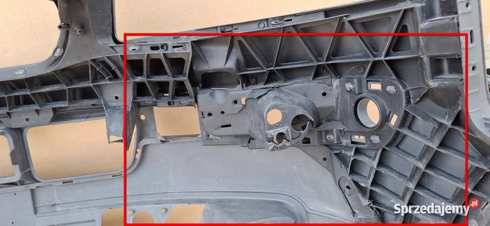 VW TRANSPORTER T5 ZDERZAK PRZÓD PRZEDNI ORYGINAŁ Bieleń