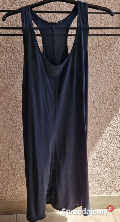 Sukienka Sandwich na ramiączkach granatowa Lublin sprzedam