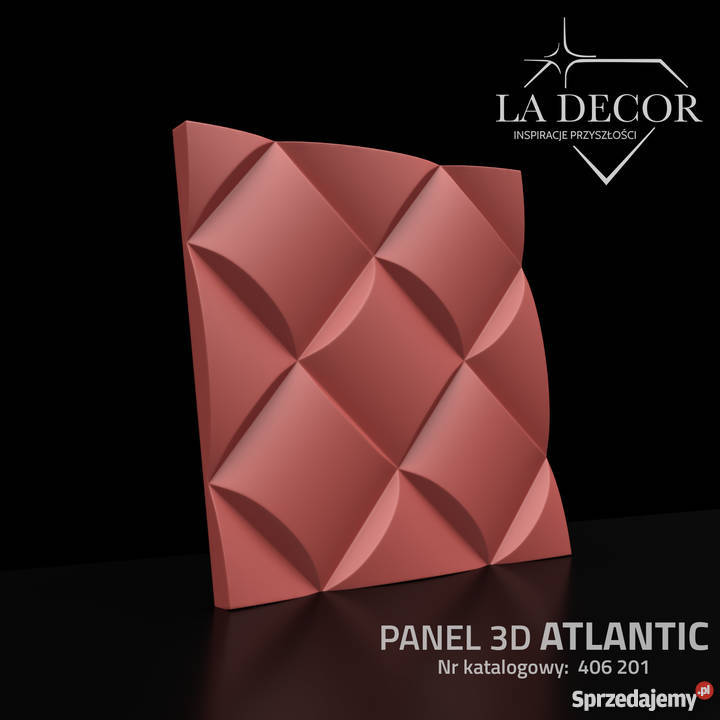 Panele Ścienne 3D Panel ATLANTIC PRODUCENT LA Budownictwo i akcesoria Koszalin