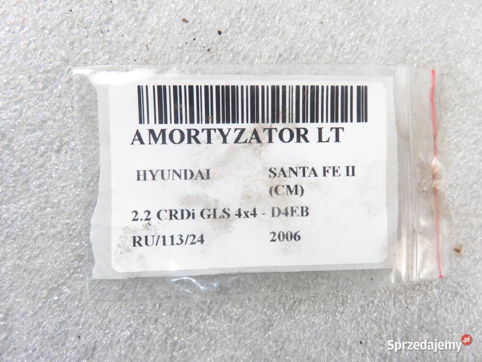 AMORTYZATOR TYŁ HYUNDAI SANTA FE II 22 CRDi GLS sprzedam