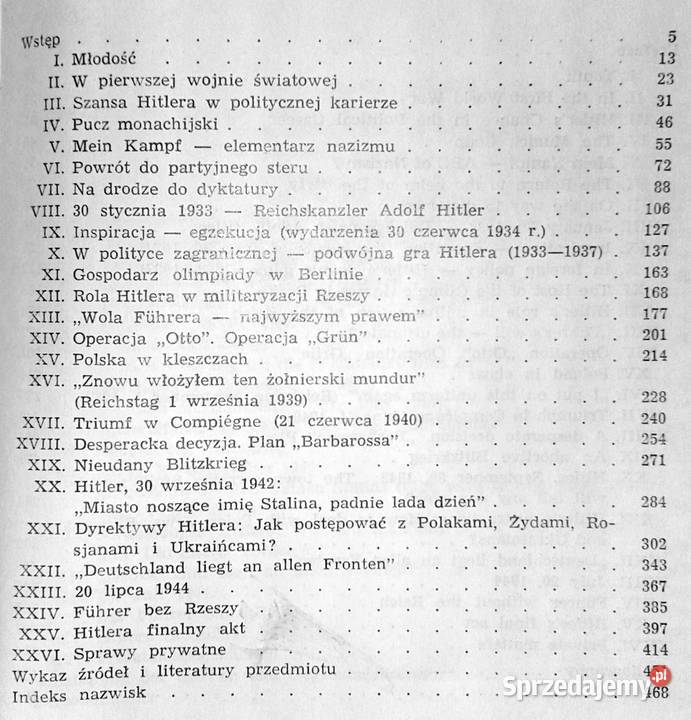 Adolf Hitler Biografia Fuhrera Karol Grunberg Chełm